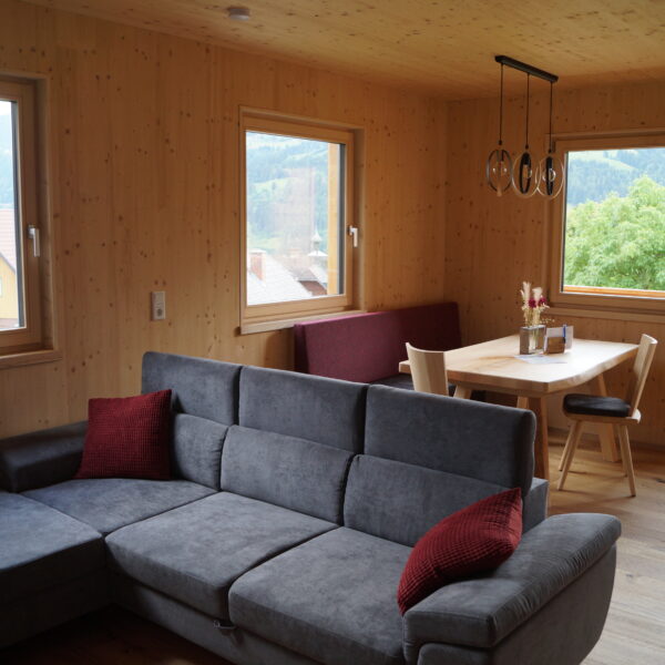 Wohnzimmer Bergblick